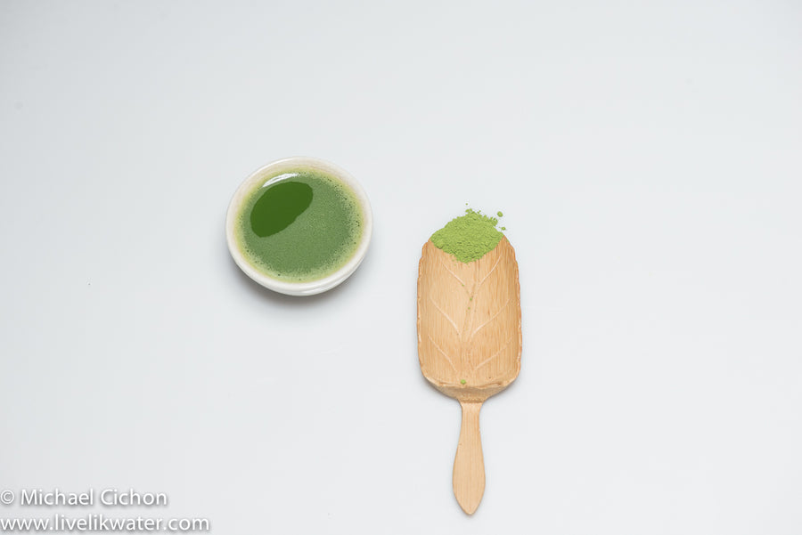 Thé vert Matcha japonais de Kyushu (qualité moyenne de cérémonie) Préfecture de Fukuoka 