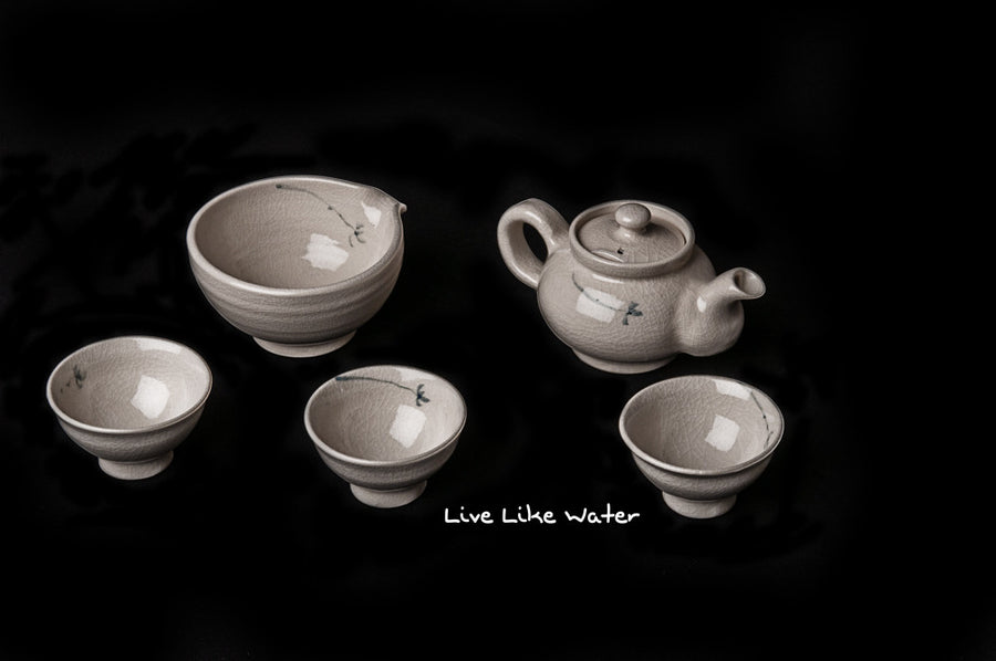 3 Person Korean Tea Set
